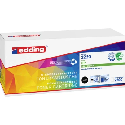 Afbeelding van Edding Toner vervangt HP 94X, CF294X Compatibel Zwart 2800 bladzijden EDD 2229 18
