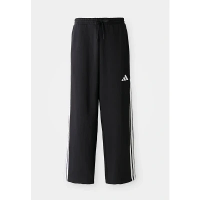 Afbeelding van adidas Homme ESSENTIALS THREE STRIPES FLEECE WIDE LEG PANT, black/white, XXL