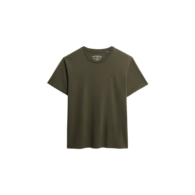 Afbeelding van Superdry Tshirt basic, Heren, Maat: XXL, Dark khaki