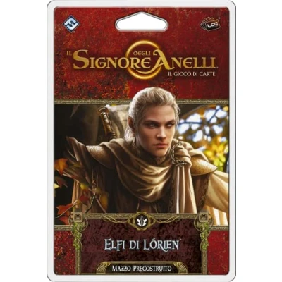 Afbeelding van Asmodee the Lord of Rings, Het kaartspel: Elfi de Lórien, Voorgebouwd boeket, Italiaanse editie, 10713