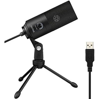 Image de FIFINE USB Microphone PC, Condensateur Microphones pour PC MAC PS4 PS5, Enregistrement Qualité Studio, Streaming Podcast Studio
