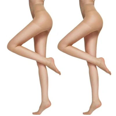 Afbeelding van Dreshow Sexy elastische panty&#039;s voor dames met hoge taille, visnetkousen, dijbeenhoge kousen, 4 paar