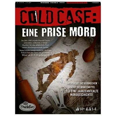 Afbeelding van ThinkFun 76465 Cold Case: één stopcontact. de tweede koude hoes Krimi in eigen huis. Wie vindt het moeder? een puzzelspel voor of groep vanaf 14 jaar