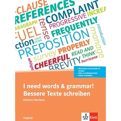 Afbeelding van I need words and grammar!: Trainingsbuch zur Prüfungsvorbereitung