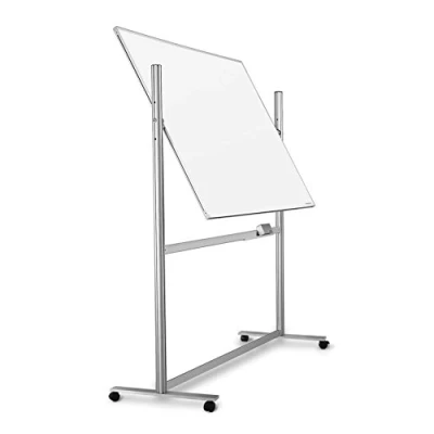 Afbeelding van Magnetoplan Whiteboard Design ferroscript® mobil (b x h) 220 cm 180 Wit Incl. opbergbakje, Aan beide zijden te gebruiken