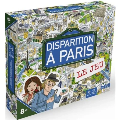 Image de Disparition à Paris Le jeu coffret avec plateau et cartes