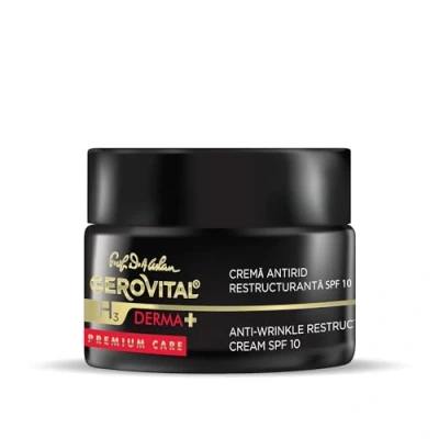 Afbeelding van Gerovital H3 Derma+ Anti Rimpel Restructuring Dagcrème SPF10 Premium Care 50ml