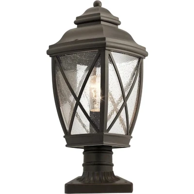 Afbeelding van Kichler Mini LED Tuin Pilaar Tangier 1X E27 Max 60W IP44 (Outdoor) Olde Bronze