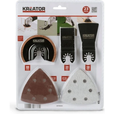 Afbeelding van Kreator KRT990045 Accessoireset multitool Oscillerend 23 delig