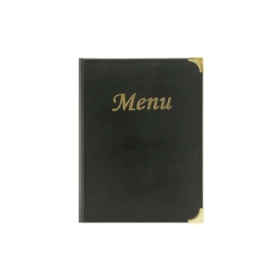 Afbeelding van Menumap A4 Securit, Basic, Zwart