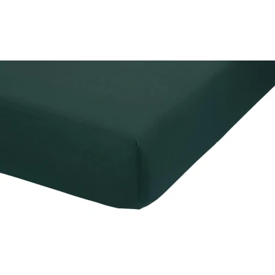Afbeelding van Ambiante Katoen Splittopper Hoeslaken 200x200/210 Donker Groen