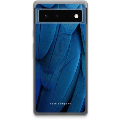 Afbeelding van Case Company® hoesje geschikt voor Google Pixel 6 Pauw Soft Cover Telefoonhoesje Bescherming aan alle Kanten en Schermrand