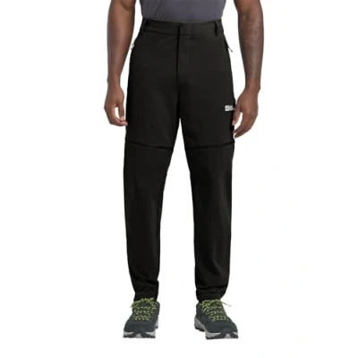 Afbeelding van Jack Wolfskin Hikeout Outdoorbroeken, Heren, Maat: 56, Black
