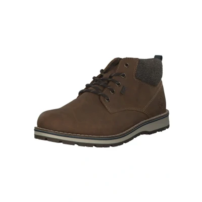 Afbeelding van Rieker Veterboots, Heren, Maat: 40, Mandel braun navy Leer