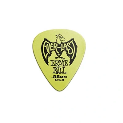Afbeelding van Ernie Ball plectrums Everlast Groen 0.88mm 6