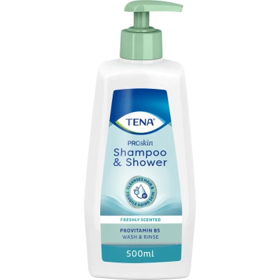 Afbeelding van Tena ProSkin Shampoo &amp; Shower 500ml