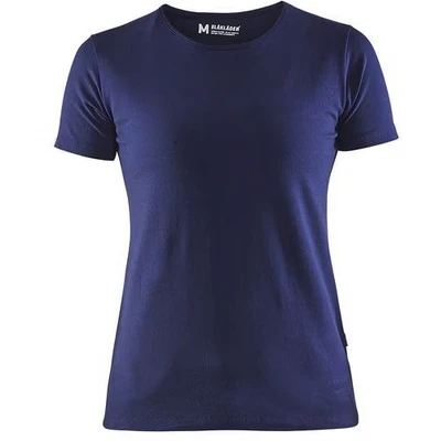 Image de T Shirt femme marine, coupe ajustée