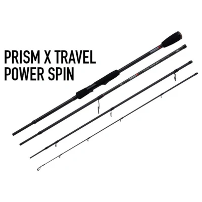 Afbeelding van Fox Rage Prism X Travel (4 sections) Maat : Medium Spin 240cm 15 35g