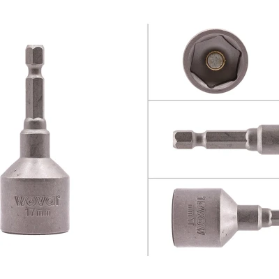 Afbeelding van Wovar Dopsleutel 17 mm voor M10 bouten en moeren Per Stuk