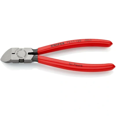 Afbeelding van Knipex 7211160 Zijsnijtang voor kunststof 160mm
