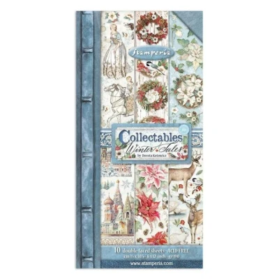 Afbeelding van Stamperia Winter Tales 6x12 Inch Paper Pack (SBBV07)