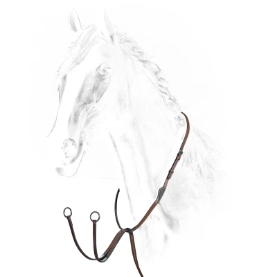 Image de Equiline Martingale Classic Marron Full