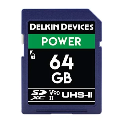 Afbeelding van Delkin Devices 64 GB Power SDXC UHS II (U3/V90) geheugenkaart