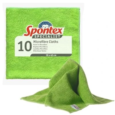 Afbeelding van Spontex Specialist 10 microvezeldoeken 38 x 40 cm