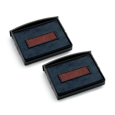 Image de Colop e 2100 pack de 2 recharges pré encrée pour classic bleu rouge 3202162302