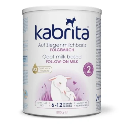 Afbeelding van KABRITA Lait de chèvre pré alimentation 6 12 mois en poudre pour préparer facilement les aliments bébé 800 g