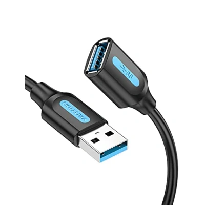 Afbeelding van VENTION USB 3.0 verlengkabel 2 m High Speed 5 Gbps A stekker naar bus compatibel met printer, scanner, camera, Oculus Rift, harde schijf, toetsenbord, muis (0,5 m)