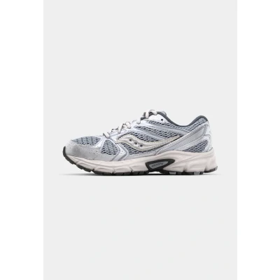 Afbeelding van Saucony RIDE Millennium Sneakers laag, Dames, Maat: 37.5, Silver/cream Imitatieleer/ textiel