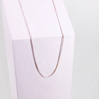 Image de Ponytail&amp;Co Collier avec maillons serpent Or Rose 40cm