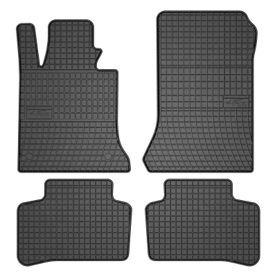 Afbeelding van FROGUM 547136 Vloermatset Rubber voor en achter 4 Zwart Op maat gemaakt