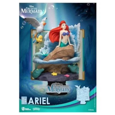 Afbeelding van Beast Kingdom Disney Diorama 079 Verhalenboekenserie Ariël 15cm