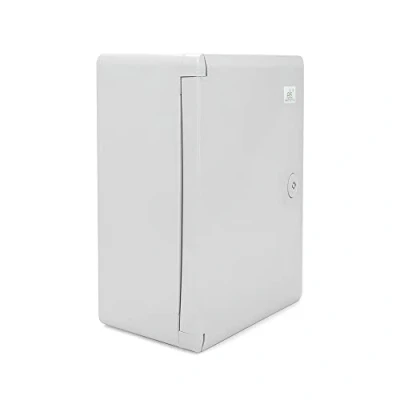 Afbeelding van ELS Elektrotechnika Industriële schakelkast, IP65, montageplaat, verzinkt, vergrendeling, deur met afdichting rondom, wandbehuizing, lege behuizing van ABS kunststof