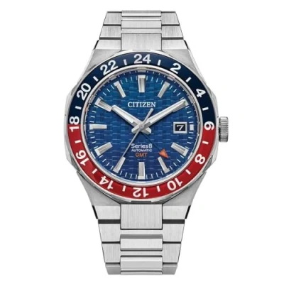 Afbeelding van Citizen Series 8 GMT NB6030 59L Horloge Staal Zilverkleurig Ø 41 mm