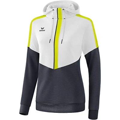 Afbeelding van Squad sweatshirt met capuchon dames wit/slate grey/lime / 44