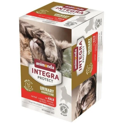Afbeelding van 6x100g Adult Urinary Struviet Kalf animonda Integra Protect Kattenvoer