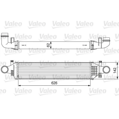 Afbeelding van VALEO 818623 Intercooler Zonder klep voor uitlaatgasrecirculatieregeling MERCEDES BENZ: CLA Coupe
