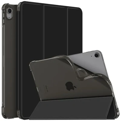 Afbeelding van Fintie iPad Air 11 inch hoes, 6e/5e/4e generatie (2024/2022/2020) 10,9 hoes met penhouder, zachte TPU transparante achterkant beschermhoes