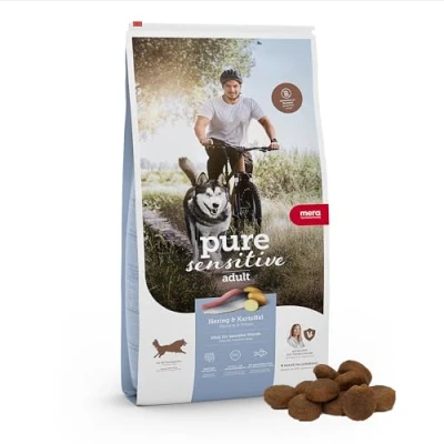 Afbeelding van Mera Pure Sensitive Adult Haring En Aardappel 12.5kg
