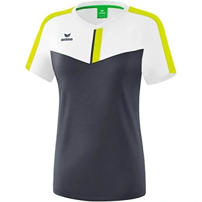 Afbeelding van Squad T shirt dames wit/slate grey/lime / 34