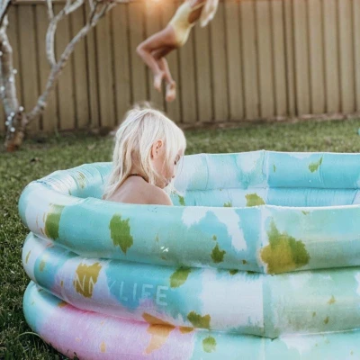 Afbeelding van Sunnylife Kids Inflatable Games Zwembad Tie Dye Kunststof Multicolor