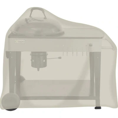 Afbeelding van tepro Garten Kogel, Grillwagen Barbecuehoes Beige