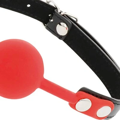 Afbeelding van Darkness BONDAGE Ball Silicone Gag Red