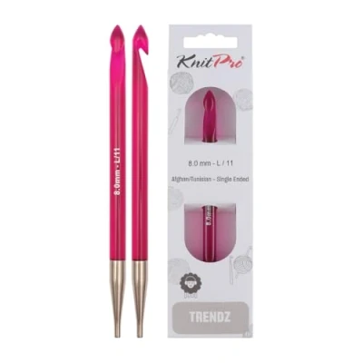 Afbeelding van KnitPro Trendz tunische haaknaald verwisselbaar 8.0mm