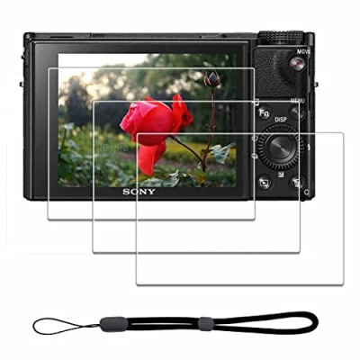 Afbeelding van iDaPro 3 stuks displaybeschermfolie van gehard glas voor Sony RX100 VII / V IV III II en polsband