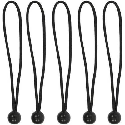 Afbeelding van Pro Plus Tentspanner met Plastic Bal 25 cm Elastisch Zwart 5 stuks