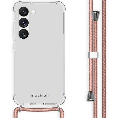 Afbeelding van iMoshion Hoesje met koord Geschikt voor Samsung Galaxy S23 Backcover Transparant